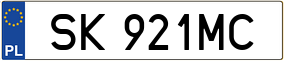 Truck License Plate